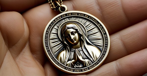 Médaille de la vierge marie : symboles sacrés et cadeaux significatifs
